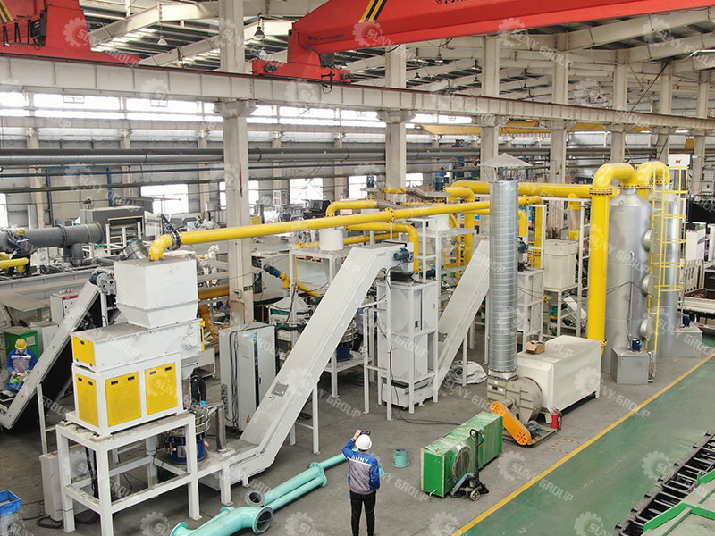 waste lithium battery recycling machine