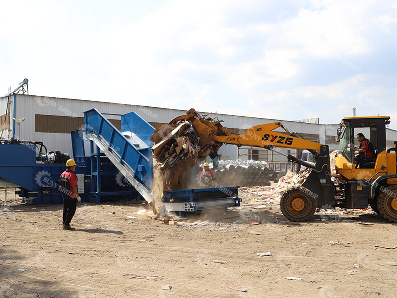 paper baler machine
