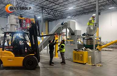Bifacial Solar Panels Recycling Plant Successfully installated In USA