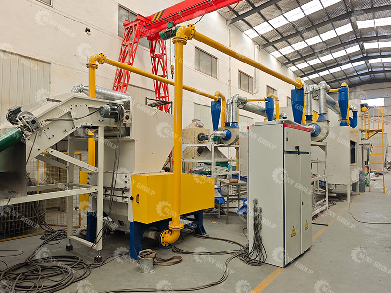 Waste wire recycling equipment