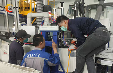 Solar panel recycling equipment in Taiwan China