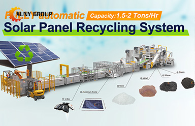 SUNYGROUP solar photovoltaic panel recycling systems
