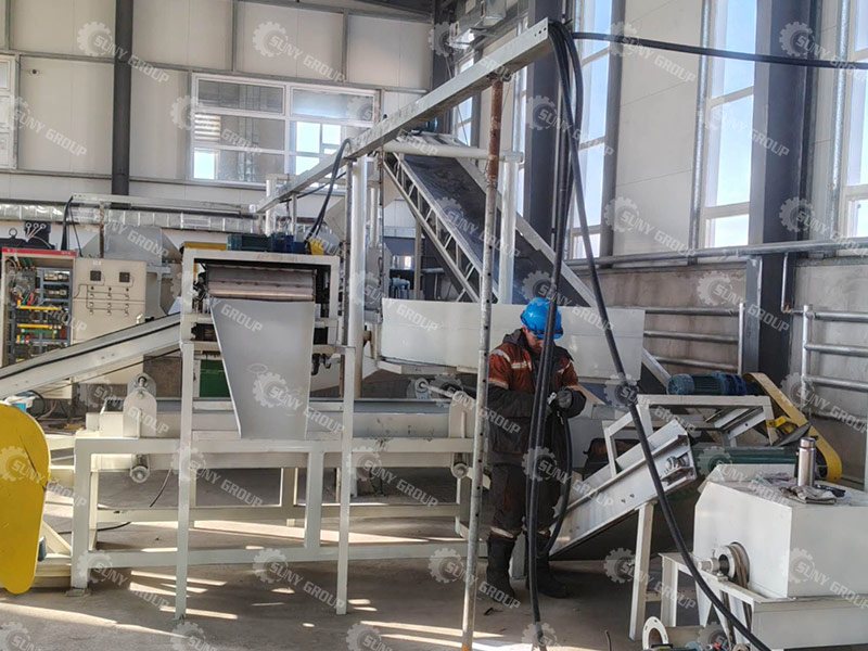 solar photovoltaic panel recycling systems