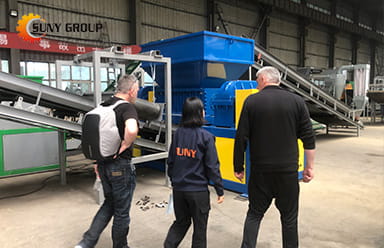 Croatia Customer Visit Tire Recycling Plant