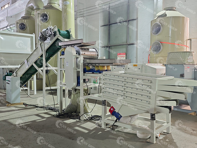 electronic component vibrating screen