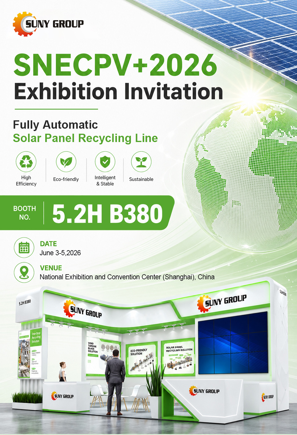 PV panel recycling equipment