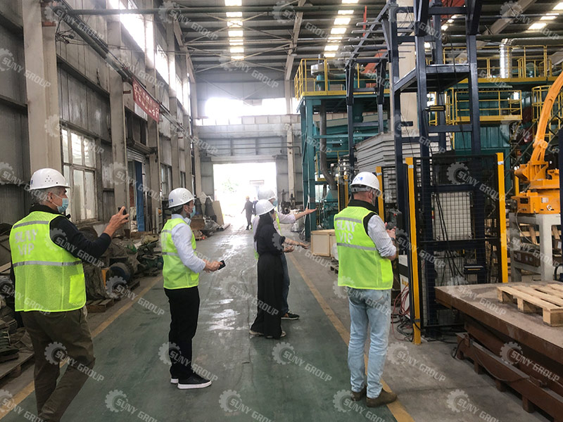 PV panel recycling line