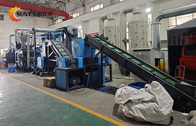 Circuit Board Recycling Equipment Ready for Shipment to the USA