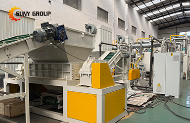 Does aluminum-plastic recycling equipment cause pollution?