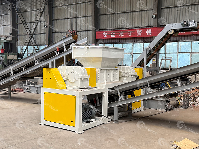 dual-shaft shredder