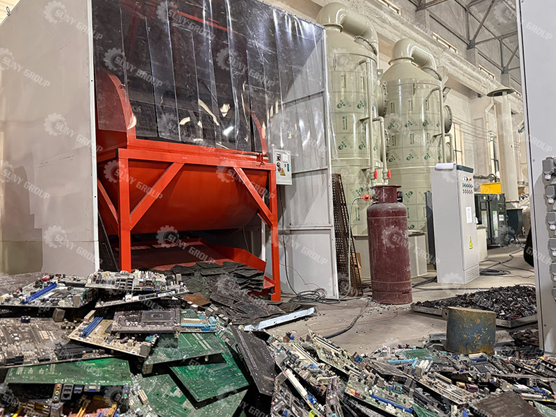 waste circuit board dismantling machine