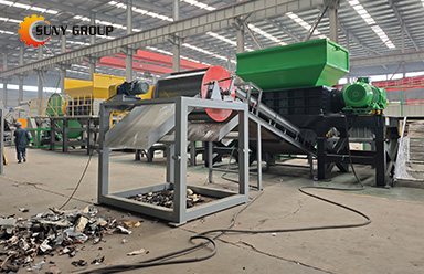 SUNYGROUP Double shaft shredder machinery