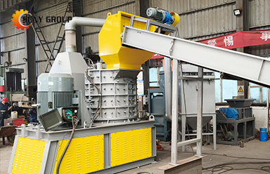 Vertical Metal Crusher Ready for Shipment to the UAE